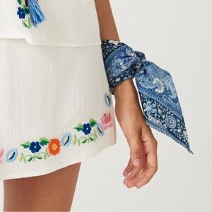 NWOT Spell Sunshine Bandits Bandana Handkerchief in Blue